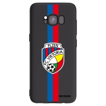 Picasee silikonový černý obal pro Samsung Galaxy S8 G950F - FC Viktoria Plzeň H