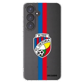 Picasee silikonový průhledný obal pro Samsung Galaxy S24 FE S721B - FC Viktoria Plzeň H