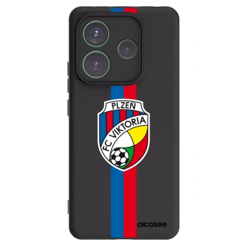 Picasee silikonový černý obal pro Xiaomi Redmi Note 14 5G - FC Viktoria Plzeň H