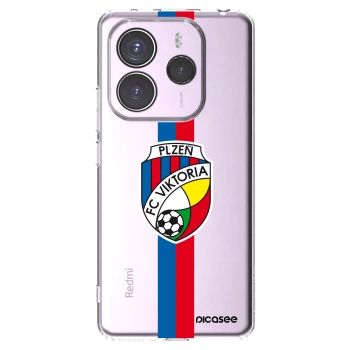 Picasee silikonový průhledný obal pro Xiaomi Redmi Note 14 5G - FC Viktoria Plzeň H