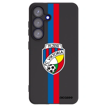 Picasee silikonový černý obal pro Samsung Galaxy S25 5G - FC Viktoria Plzeň H
