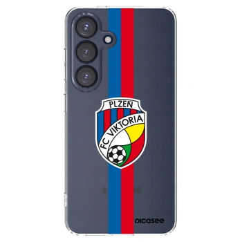 Picasee silikonový průhledný obal pro Samsung Galaxy S25 5G - FC Viktoria Plzeň H