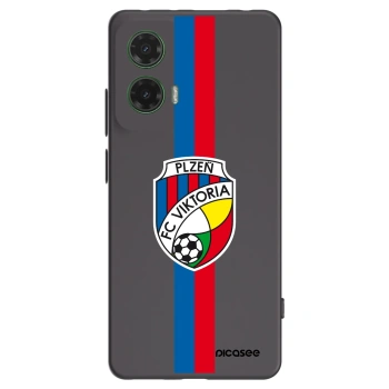 Picasee silikonový černý obal pro Motorola Moto G35 5G - FC Viktoria Plzeň H