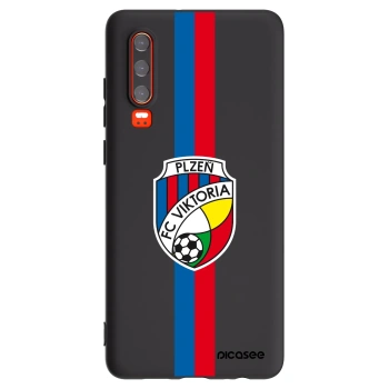Picasee silikonový černý obal pro Huawei P30 - FC Viktoria Plzeň H