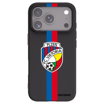 Picasee silikonový černý obal pro Apple iPhone 17 Pro - FC Viktoria Plzeň H