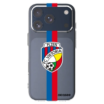 Picasee silikonový průhledný obal pro Apple iPhone 17 Pro - FC Viktoria Plzeň H