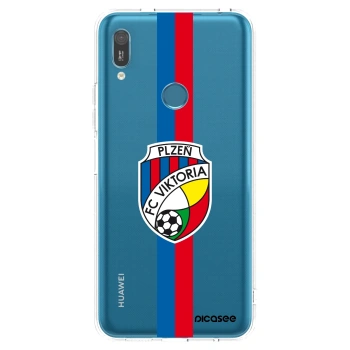 Picasee silikonový průhledný obal pro Huawei Y6 2019 - FC Viktoria Plzeň H