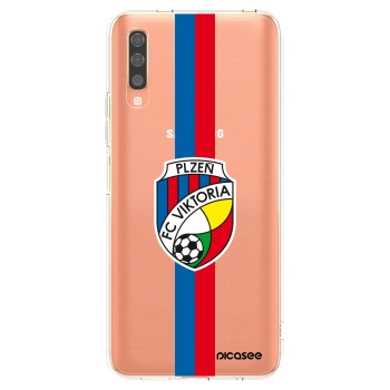 Picasee silikonový průhledný obal pro Samsung Galaxy A70 A705F - FC Viktoria Plzeň H