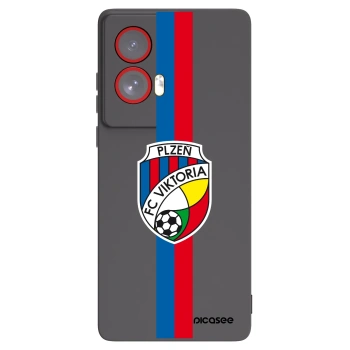 Picasee silikonový černý obal pro Motorola Edge 50 Fusion - FC Viktoria Plzeň H
