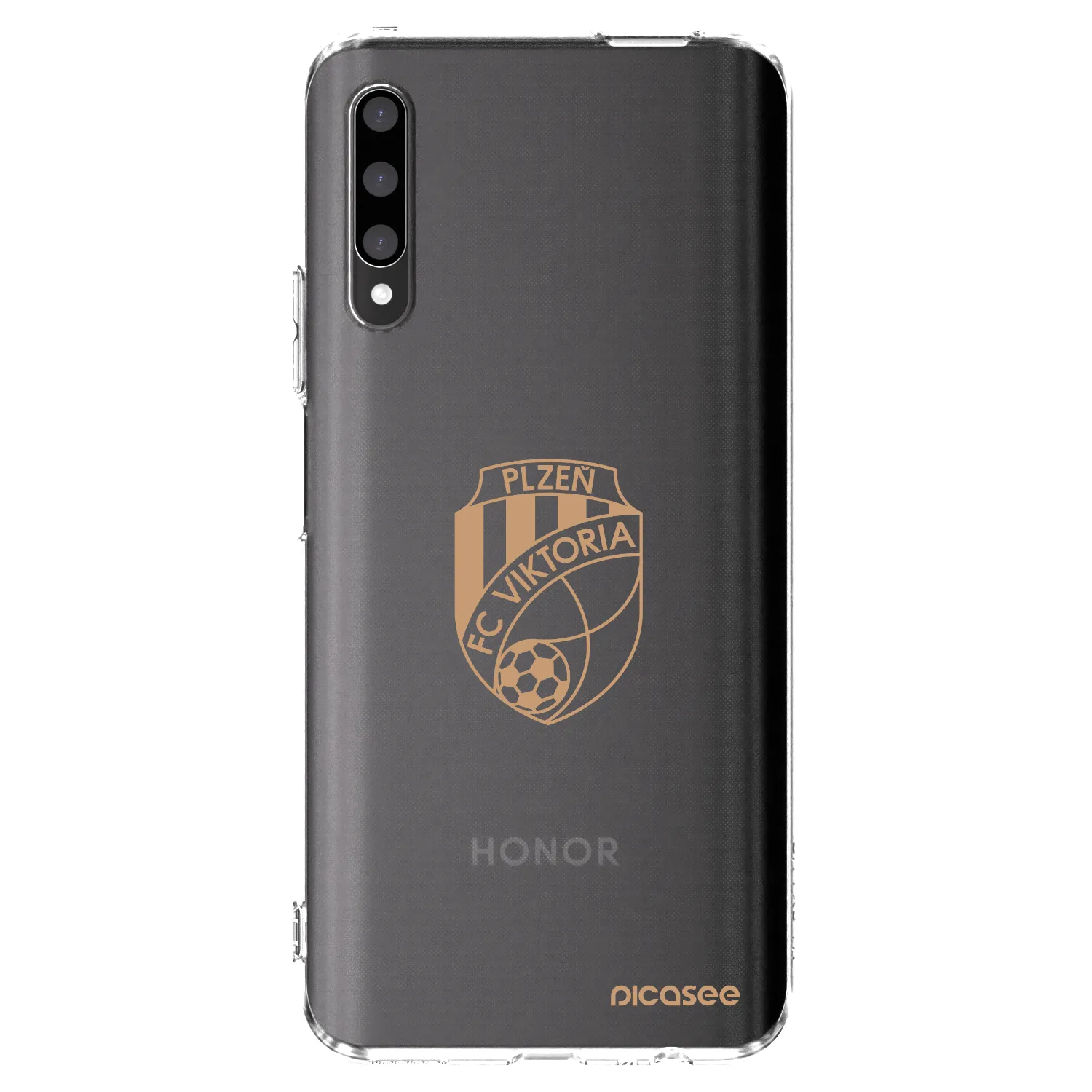Picasee silikonový průhledný obal pro Honor 9X Pro - FC Viktoria Plzeň I