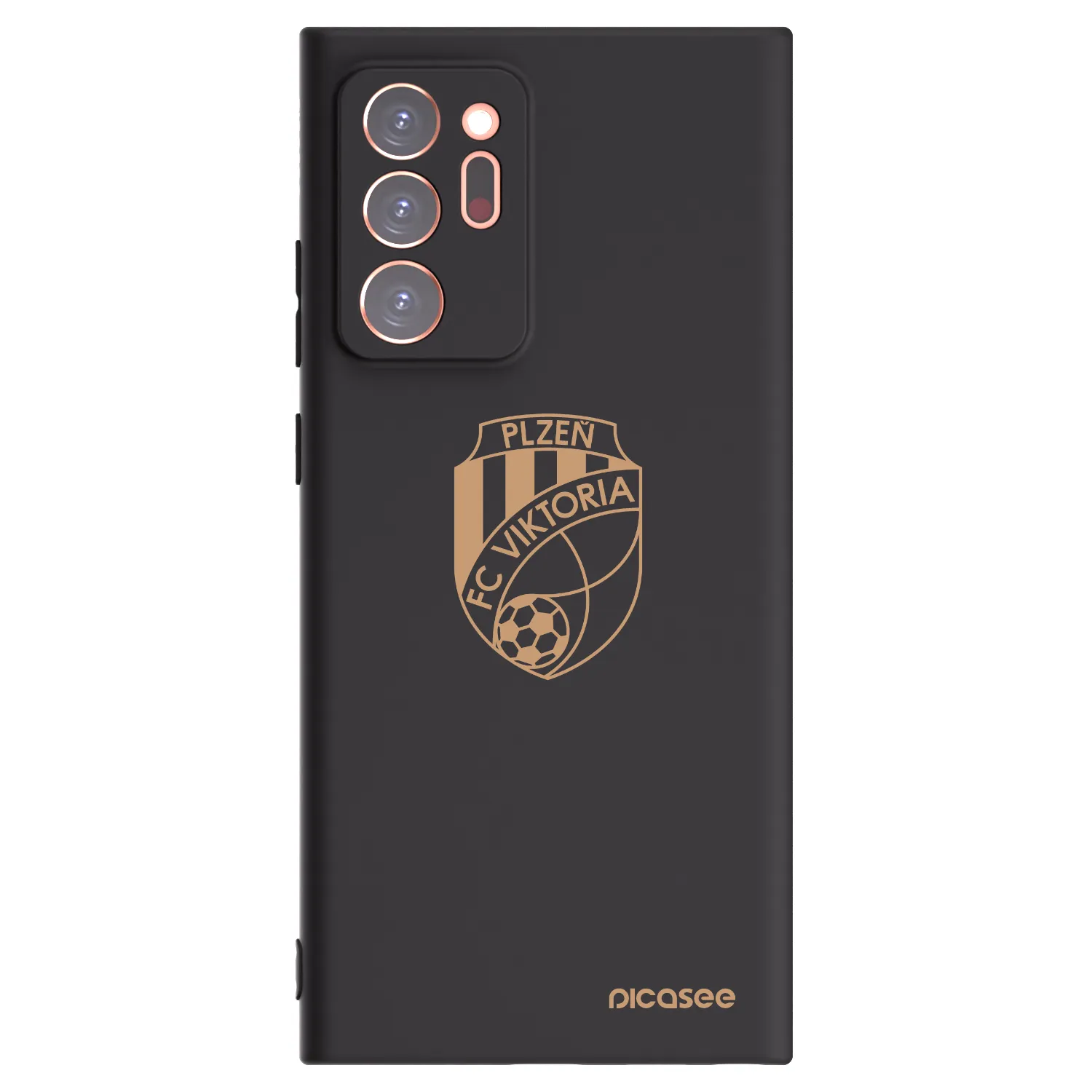 Picasee silikonový černý obal pro Samsung Galaxy Note 20 Ultra - FC Viktoria Plzeň I