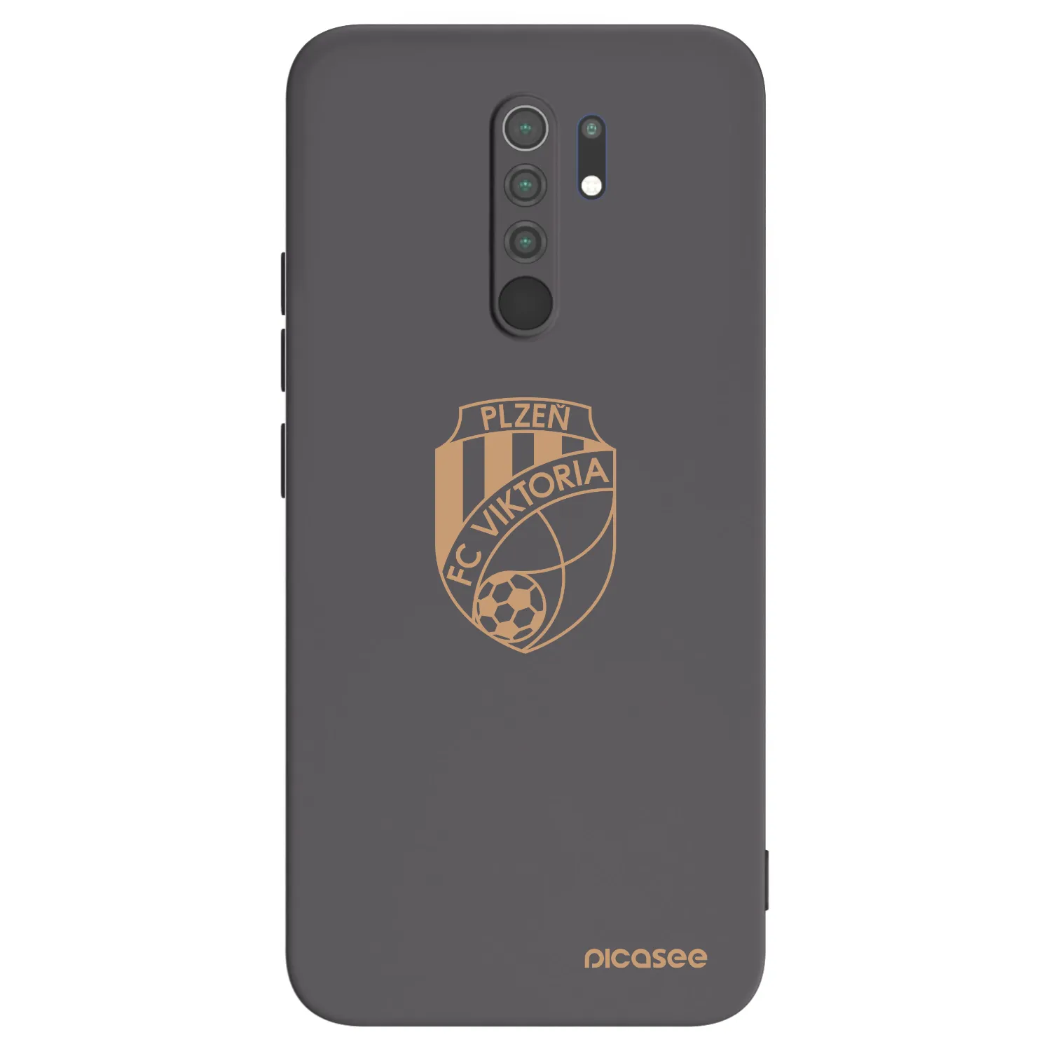 Picasee silikonový černý obal pro Xiaomi Redmi 9 - FC Viktoria Plzeň I