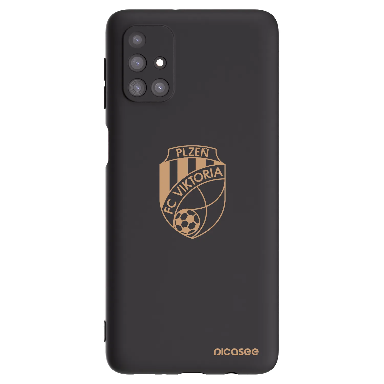 Picasee silikonový černý obal pro Samsung Galaxy M31s - FC Viktoria Plzeň I