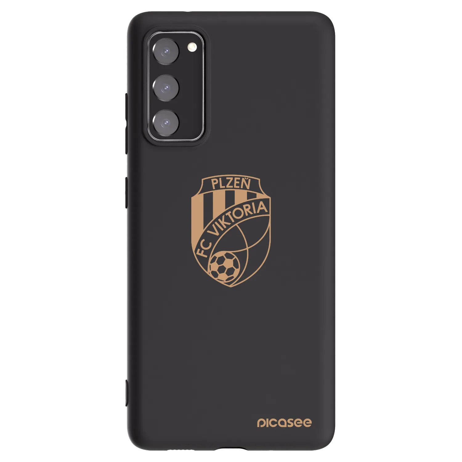 Picasee silikonový černý obal pro Samsung Galaxy S20 FE - FC Viktoria Plzeň I