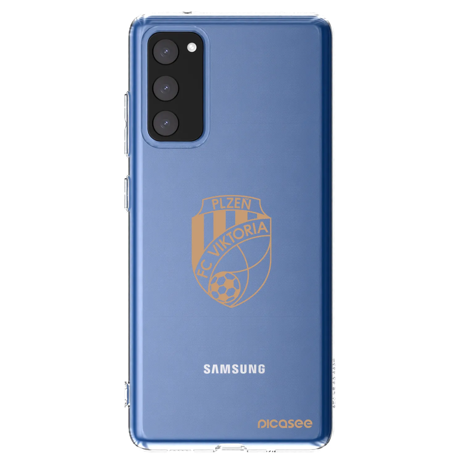 Picasee silikonový průhledný obal pro Samsung Galaxy S20 FE - FC Viktoria Plzeň I