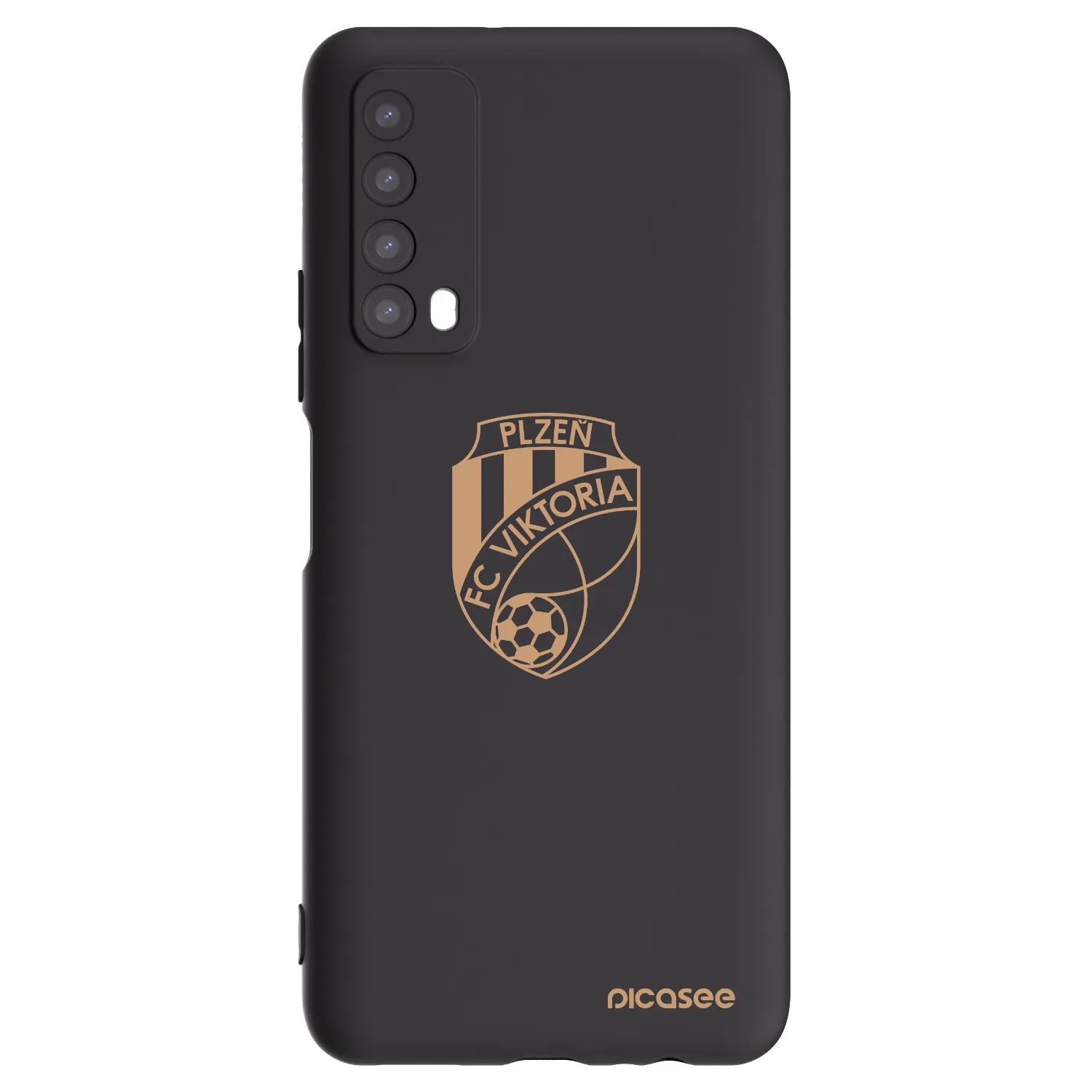 Picasee silikonový černý obal pro Huawei P Smart 2021 - FC Viktoria Plzeň I