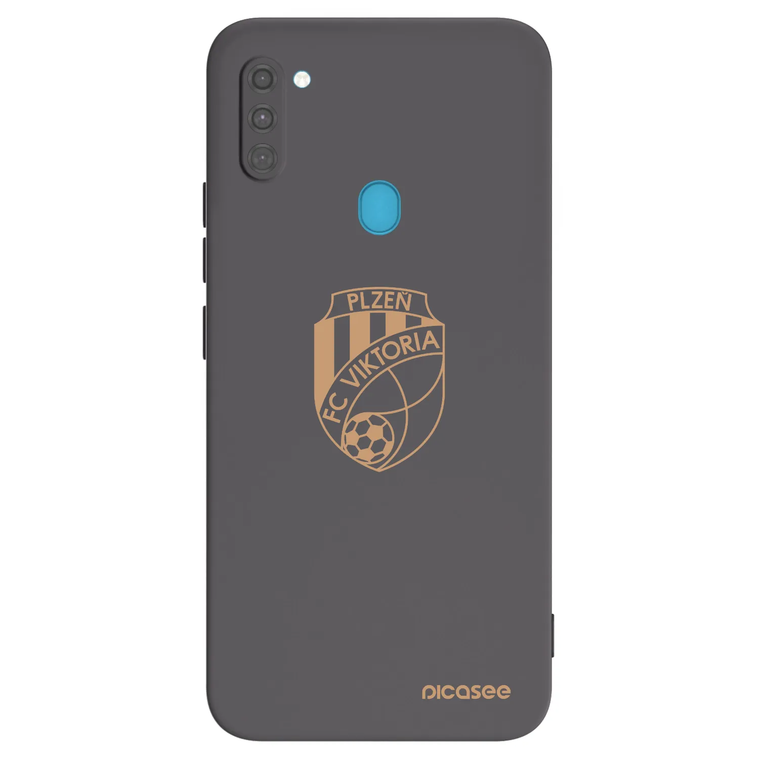 Picasee silikonový černý obal pro Samsung Galaxy M11 - FC Viktoria Plzeň I