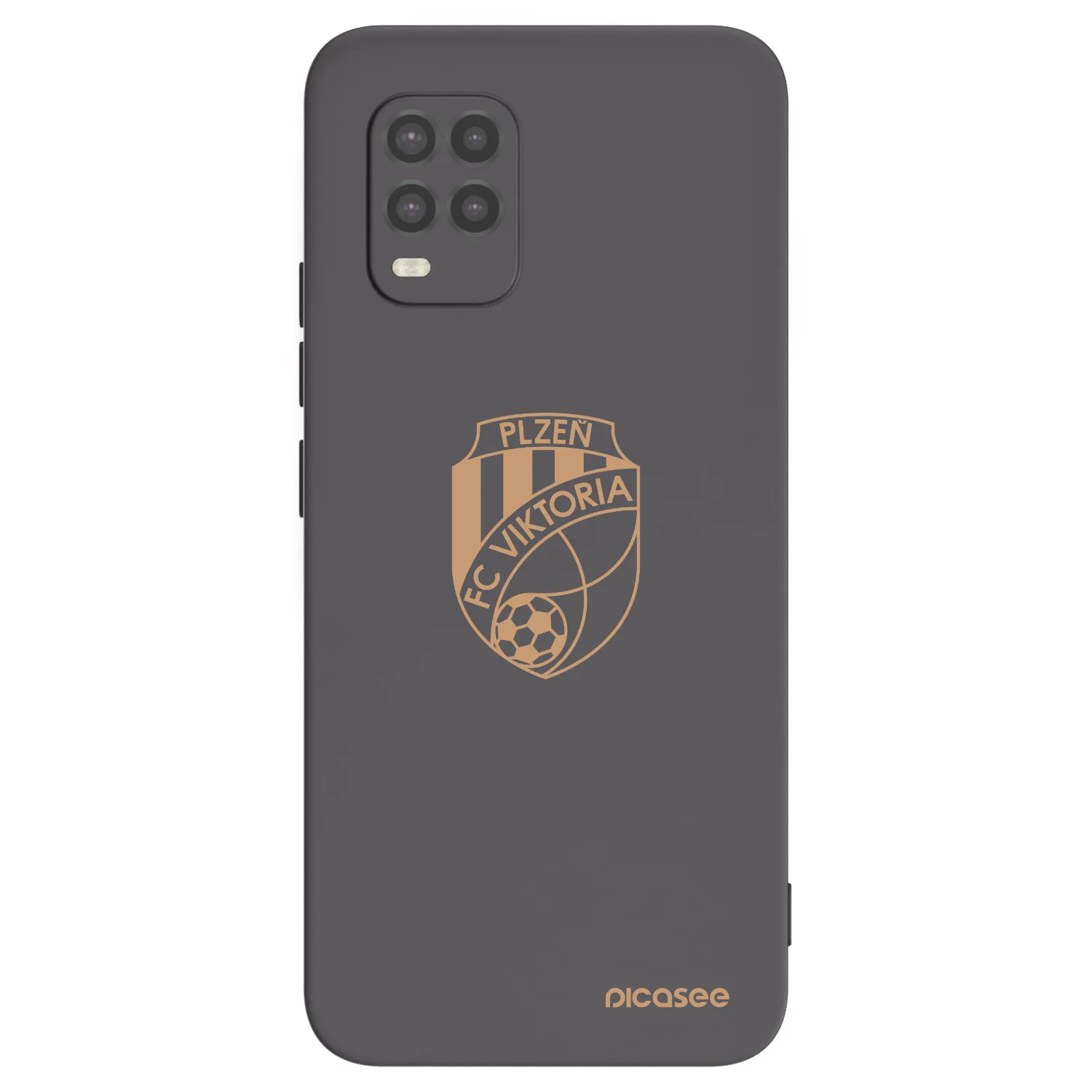 Picasee silikonový černý obal pro Xiaomi Mi 10 Lite - FC Viktoria Plzeň I