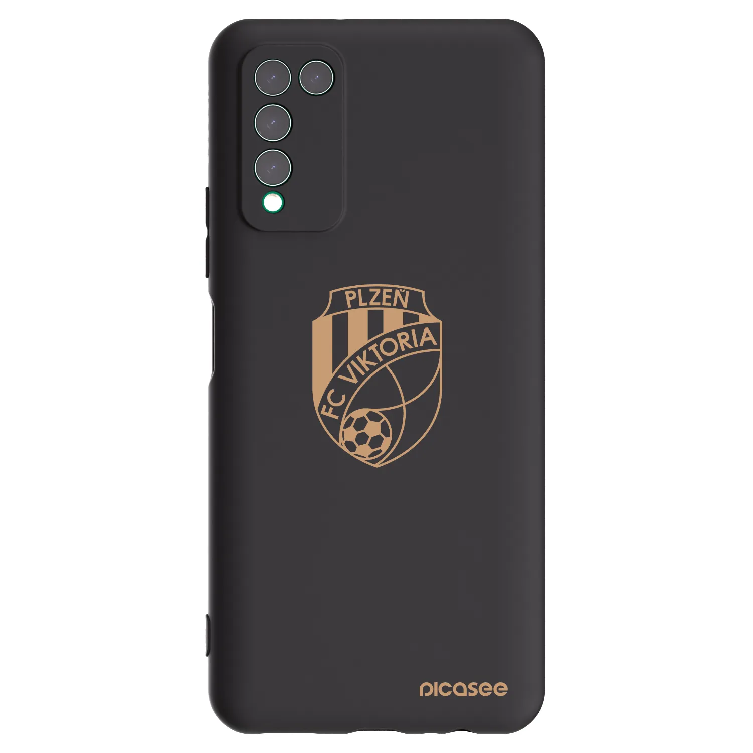 Picasee silikonový černý obal pro Honor 10X Lite - FC Viktoria Plzeň I