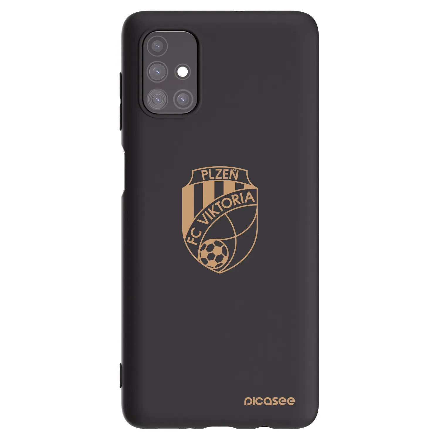 Picasee silikonový černý obal pro Samsung Galaxy M51 M515F - FC Viktoria Plzeň I
