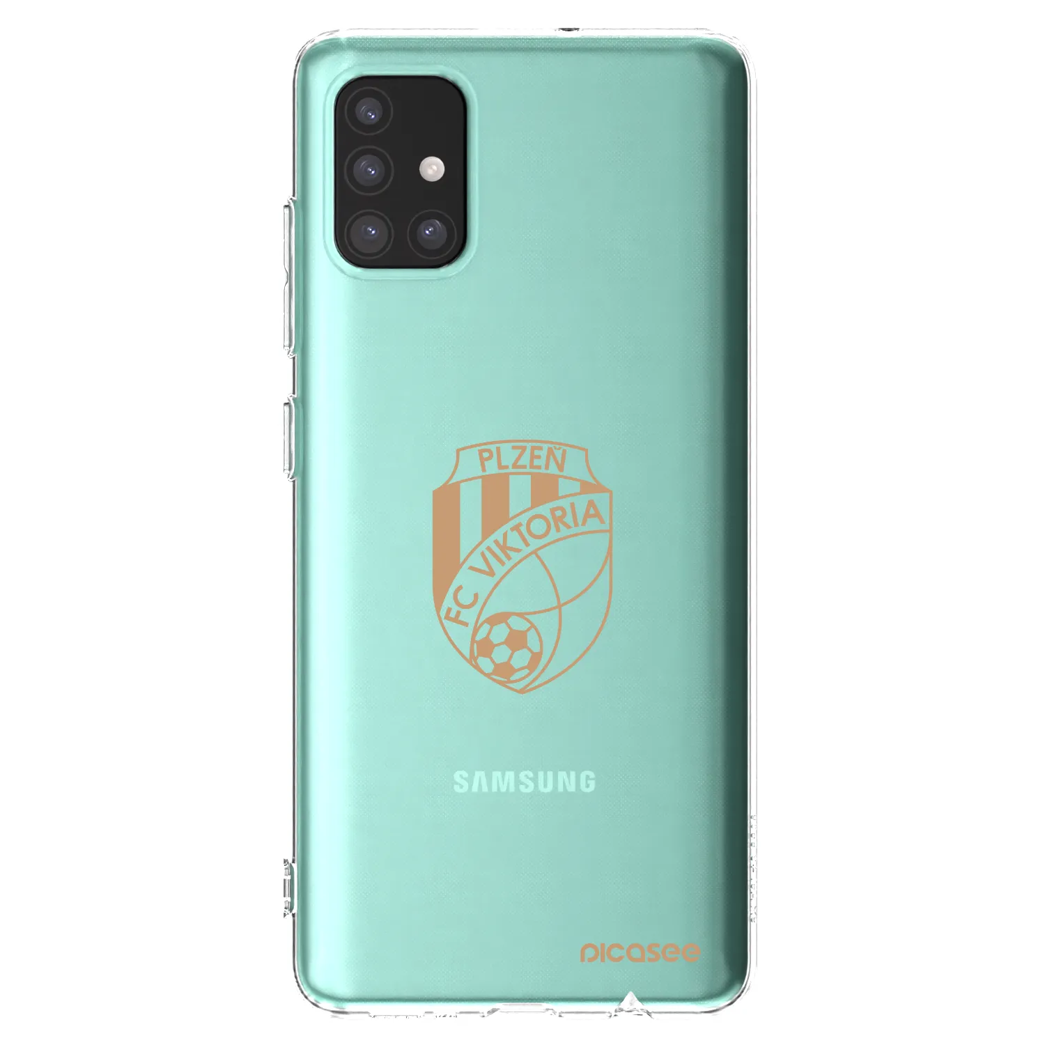 Picasee silikonový průhledný obal pro Samsung Galaxy M51 M515F - FC Viktoria Plzeň I