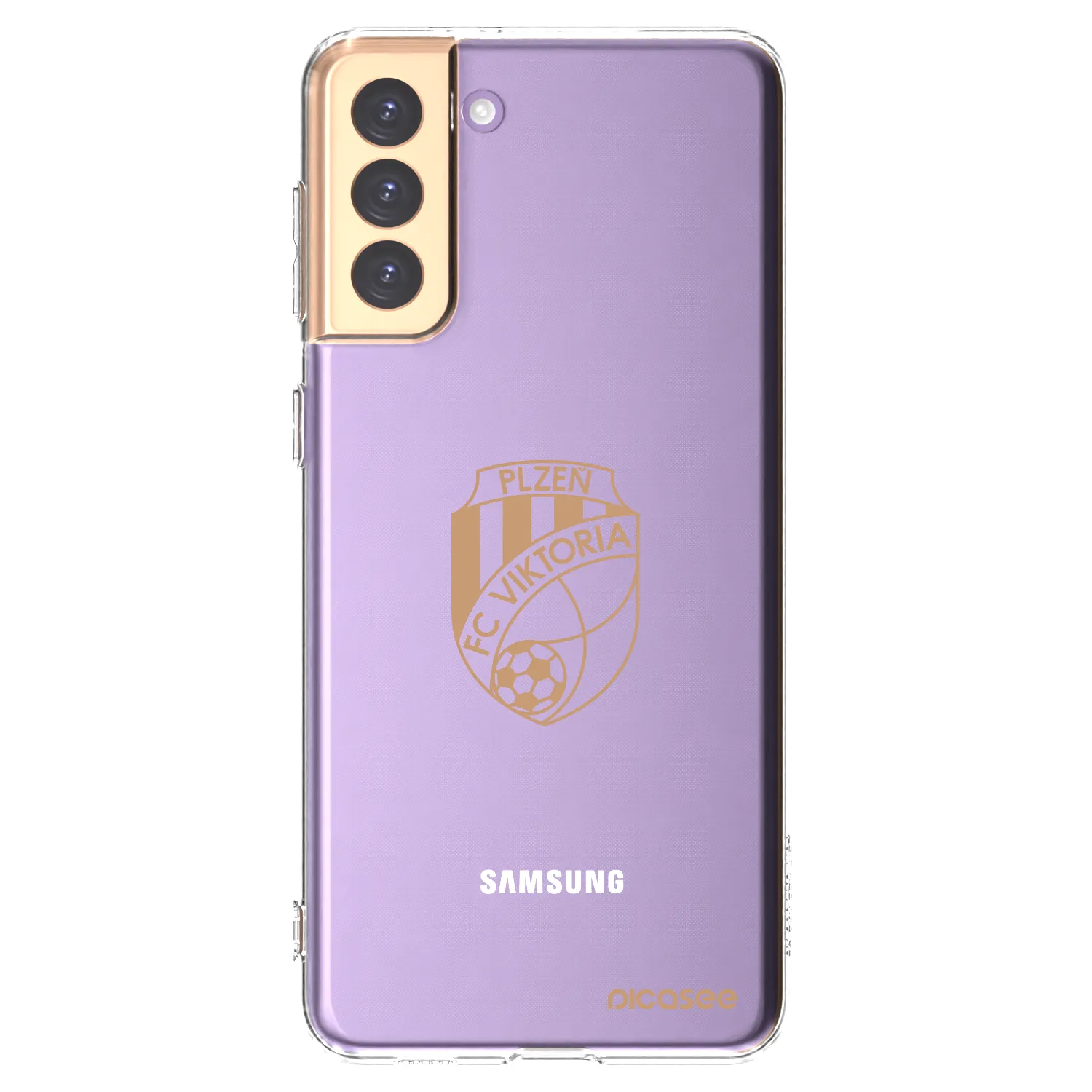 Picasee silikonový průhledný obal pro Samsung Galaxy S21+ 5G G996F - FC Viktoria Plzeň I