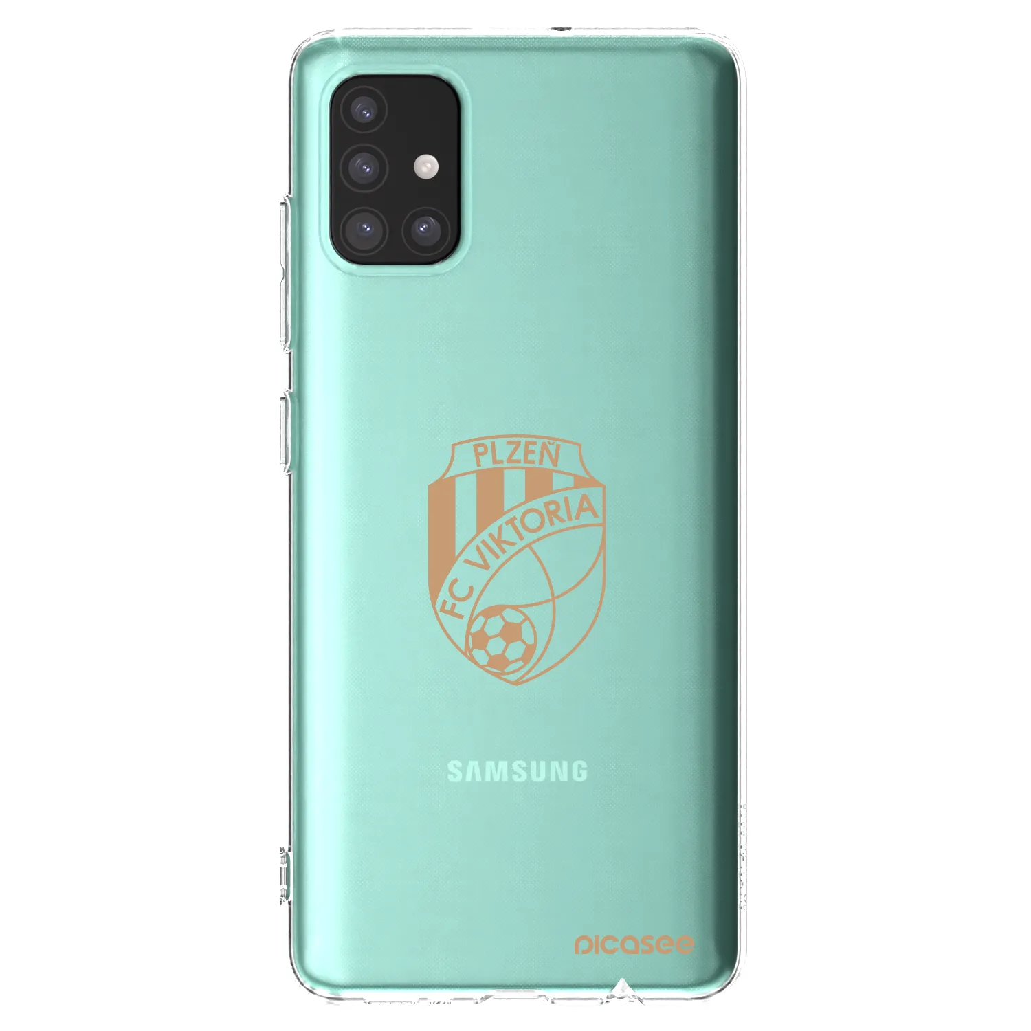 Picasee silikonový průhledný obal pro Samsung Galaxy M31s - FC Viktoria Plzeň I