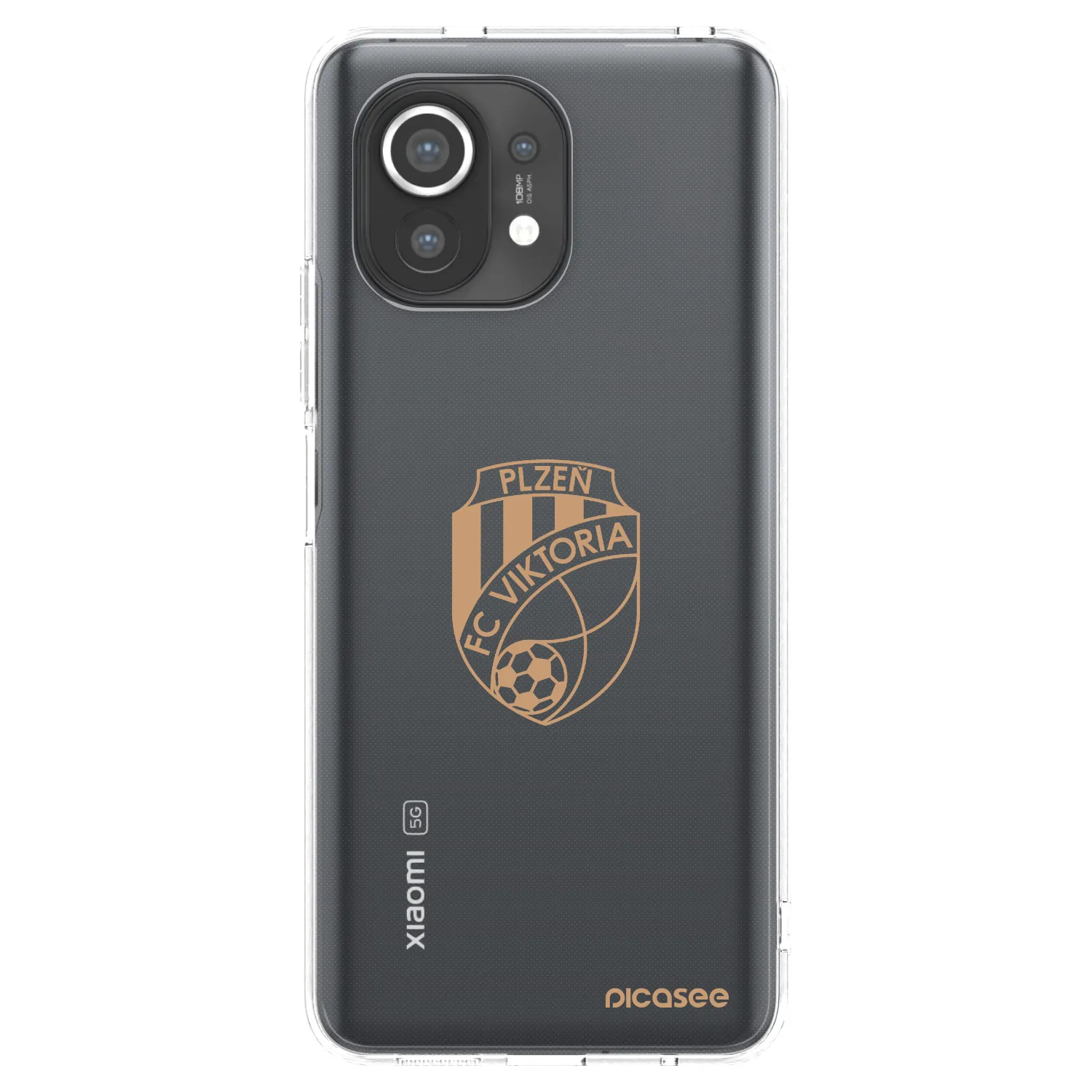 Picasee silikonový průhledný obal pro Xiaomi Mi 11 - FC Viktoria Plzeň I