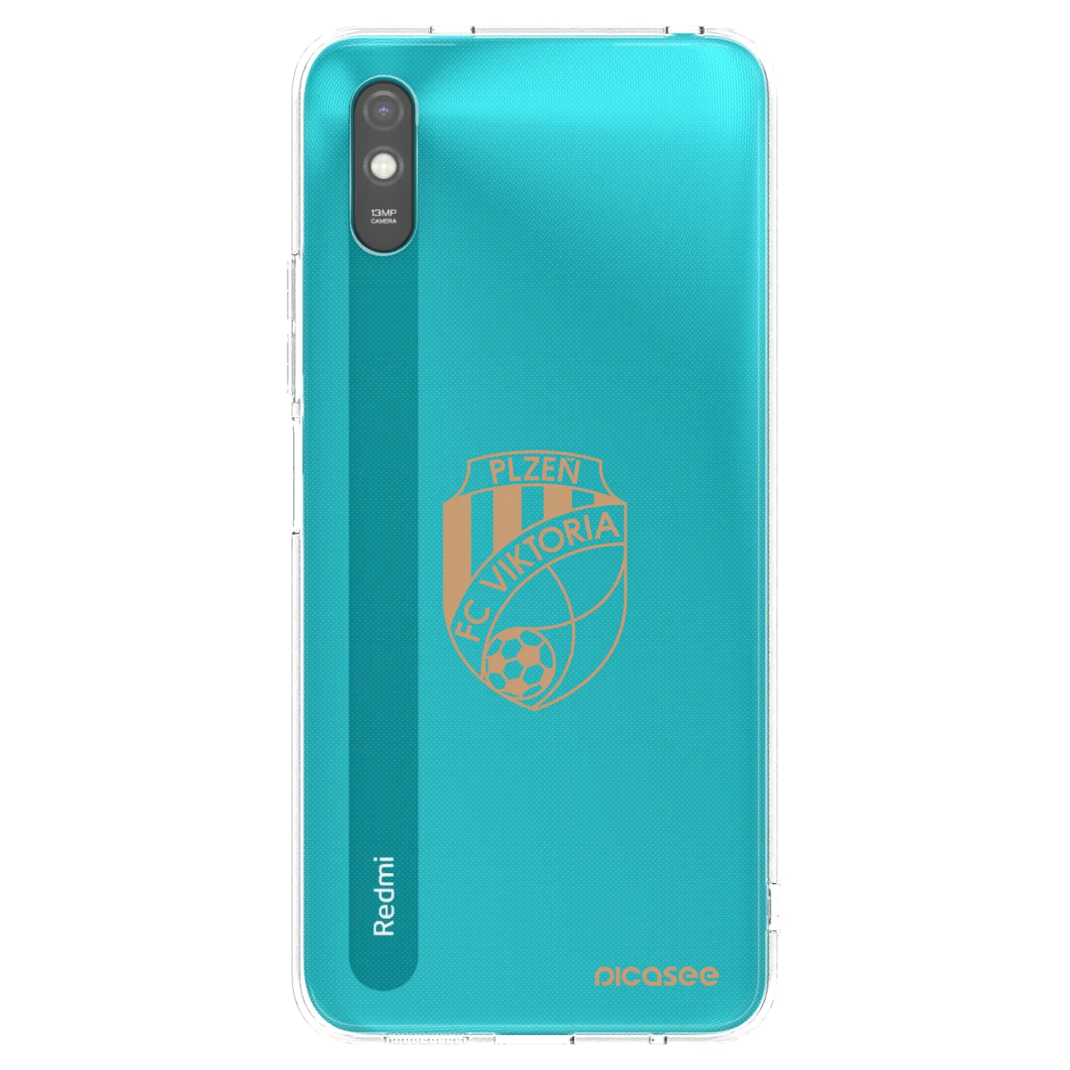 Picasee silikonový průhledný obal pro Xiaomi Redmi 9AT - FC Viktoria Plzeň I