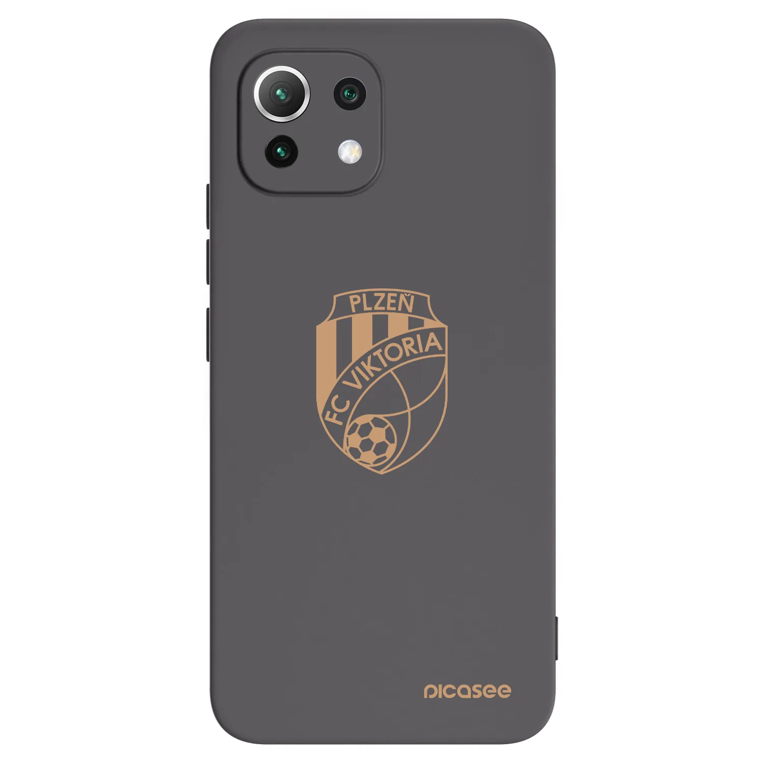Picasee silikonový černý obal pro Xiaomi Mi 11 Lite - FC Viktoria Plzeň I