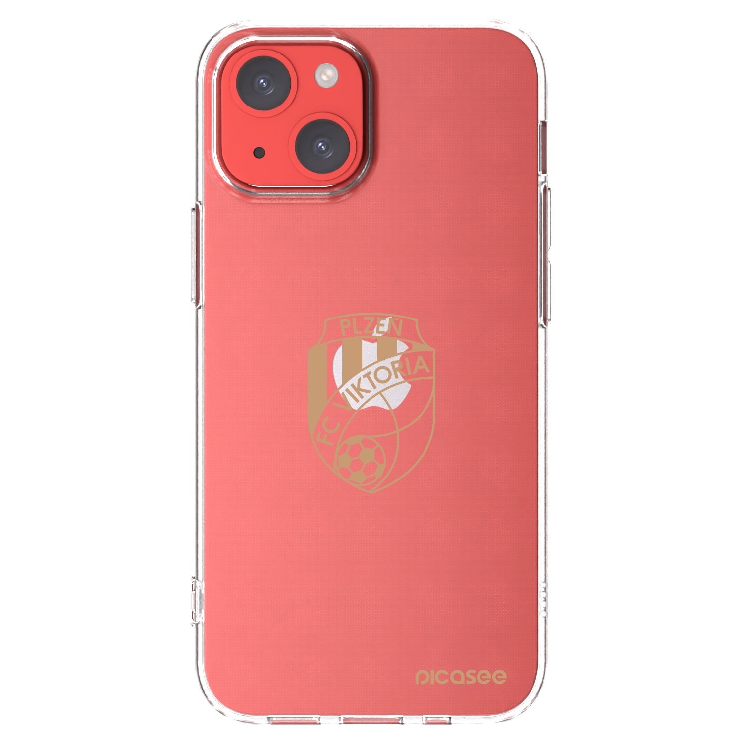 Picasee silikonový průhledný obal pro Apple iPhone 13 mini - FC Viktoria Plzeň I