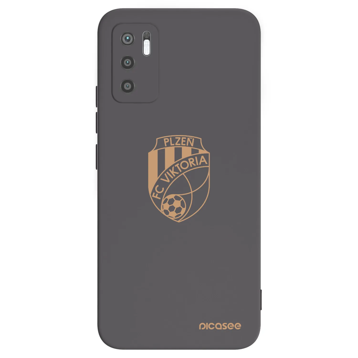 Picasee silikonový černý obal pro Xiaomi Redmi Note 10 5G - FC Viktoria Plzeň I