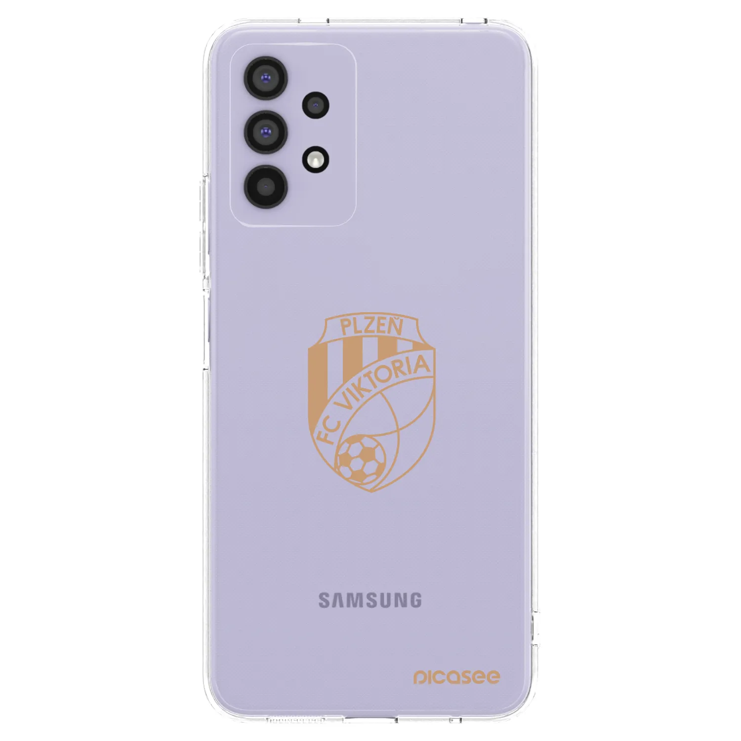 Picasee silikonový průhledný obal pro Samsung Galaxy A32 4G SM-A325F - FC Viktoria Plzeň I