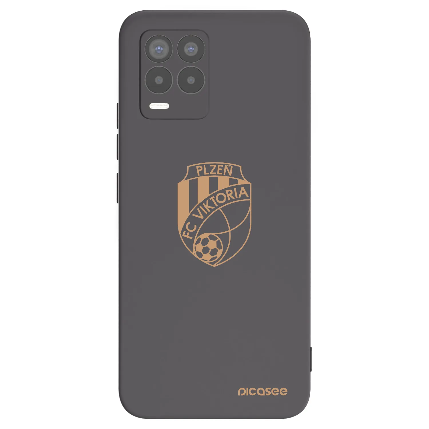 Picasee silikonový černý obal pro Realme 8 Pro - FC Viktoria Plzeň I