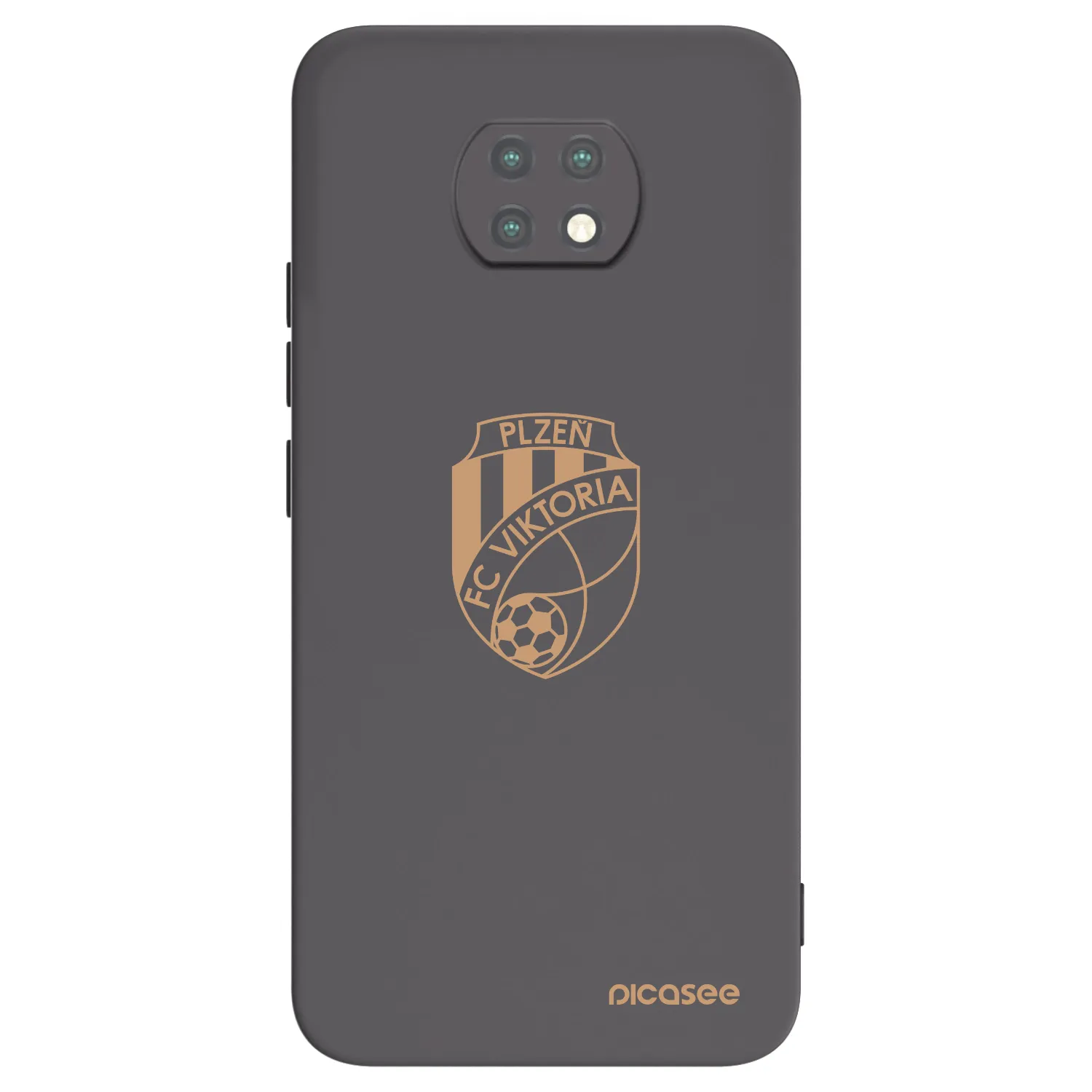 Picasee silikonový černý obal pro Xiaomi Redmi Note 9T - FC Viktoria Plzeň I