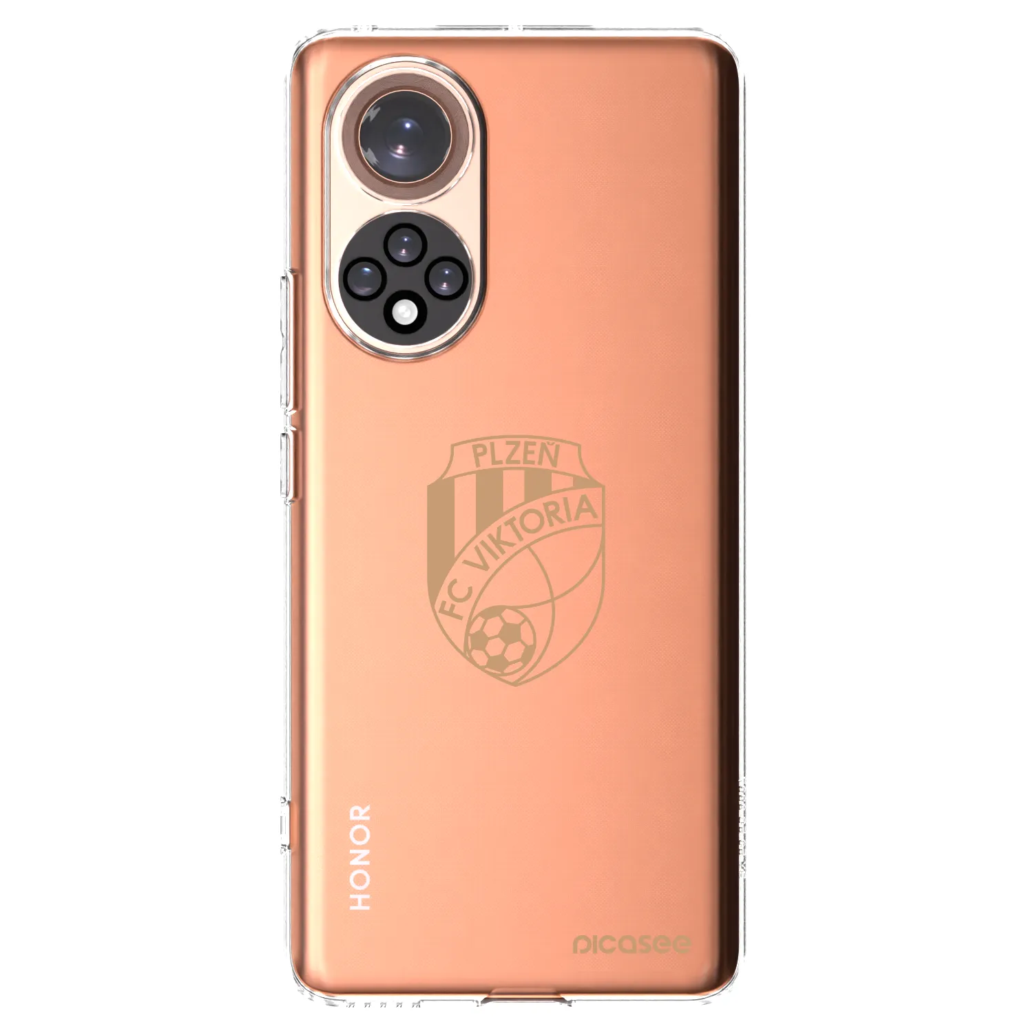 Picasee silikonový průhledný obal pro Honor 50 5G - FC Viktoria Plzeň I