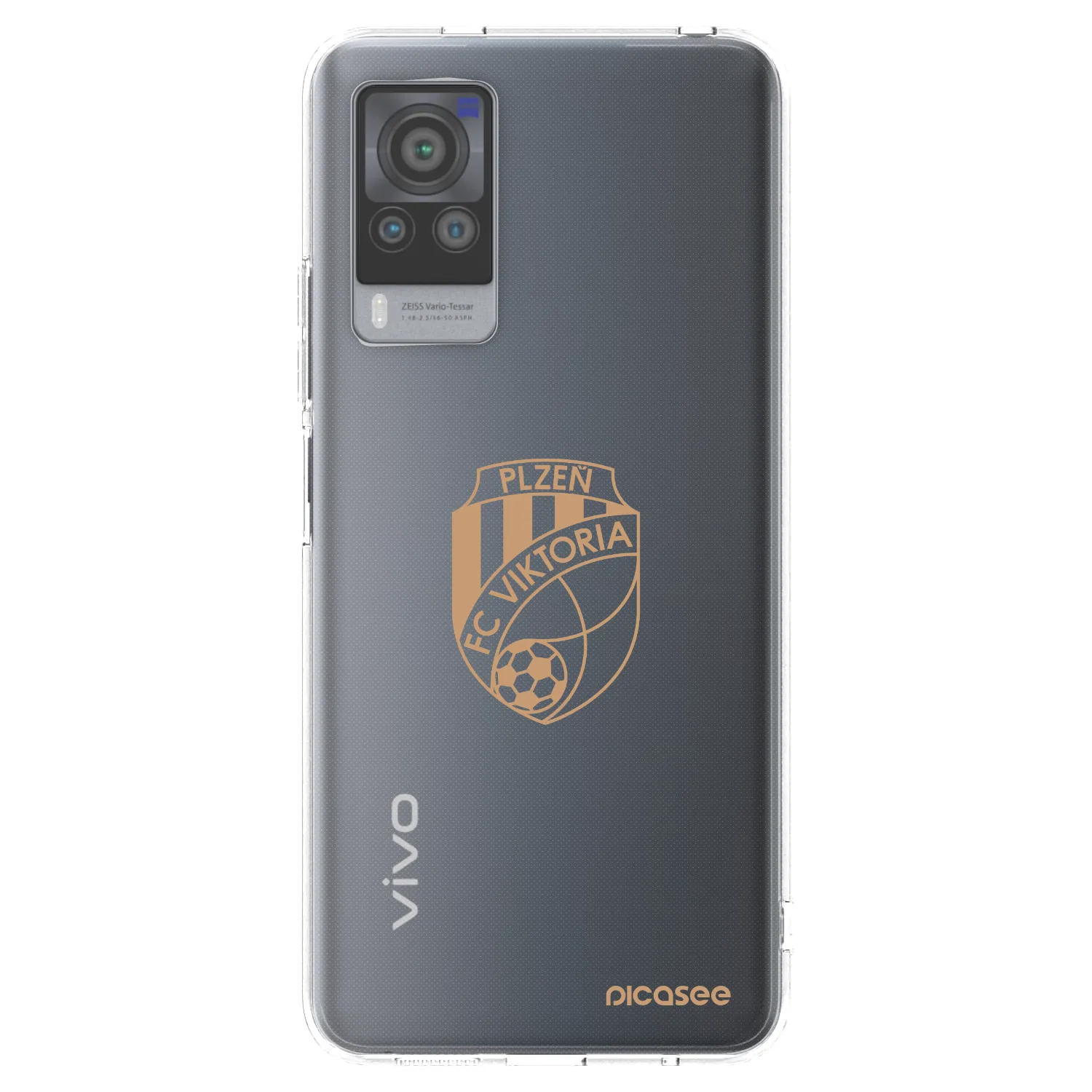 Picasee silikonový průhledný obal pro Vivo X60 Pro 5G - FC Viktoria Plzeň I