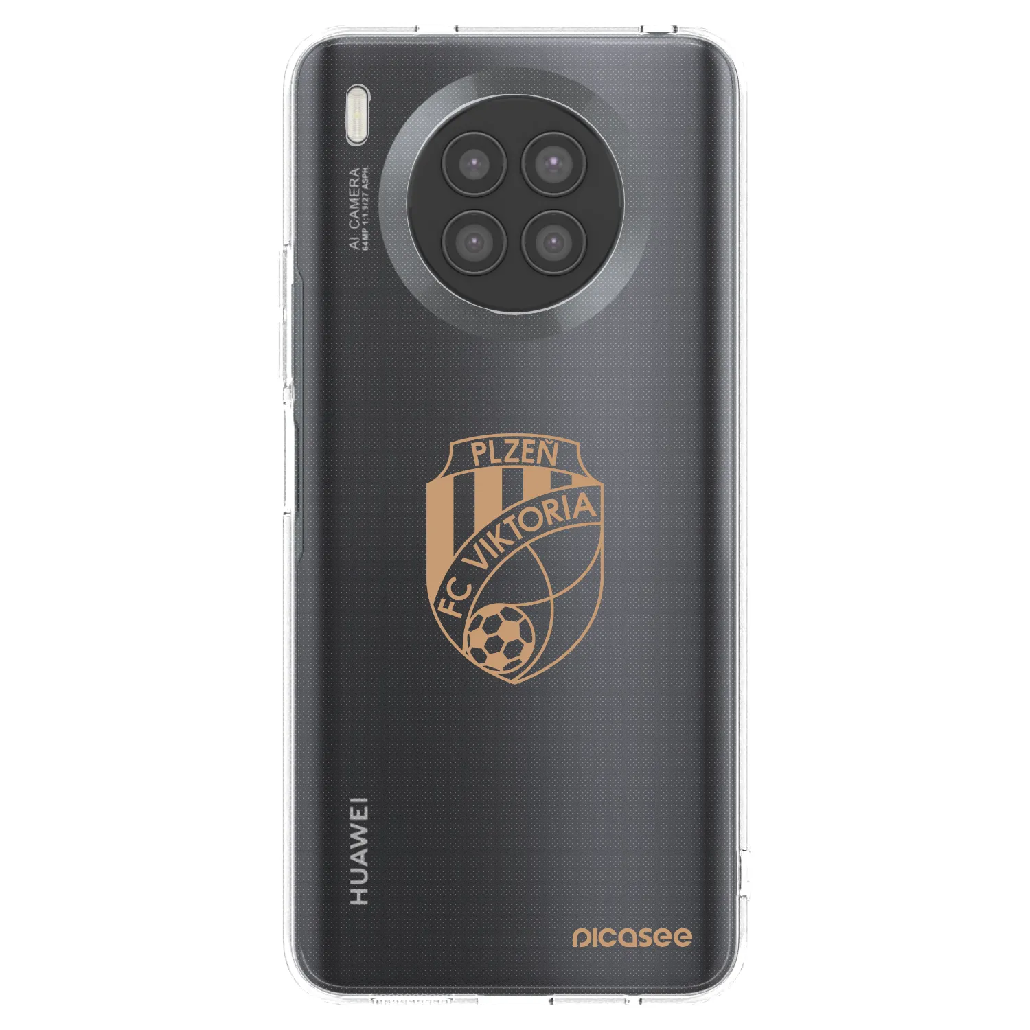 Picasee silikonový průhledný obal pro Huawei Nova 8i - FC Viktoria Plzeň I
