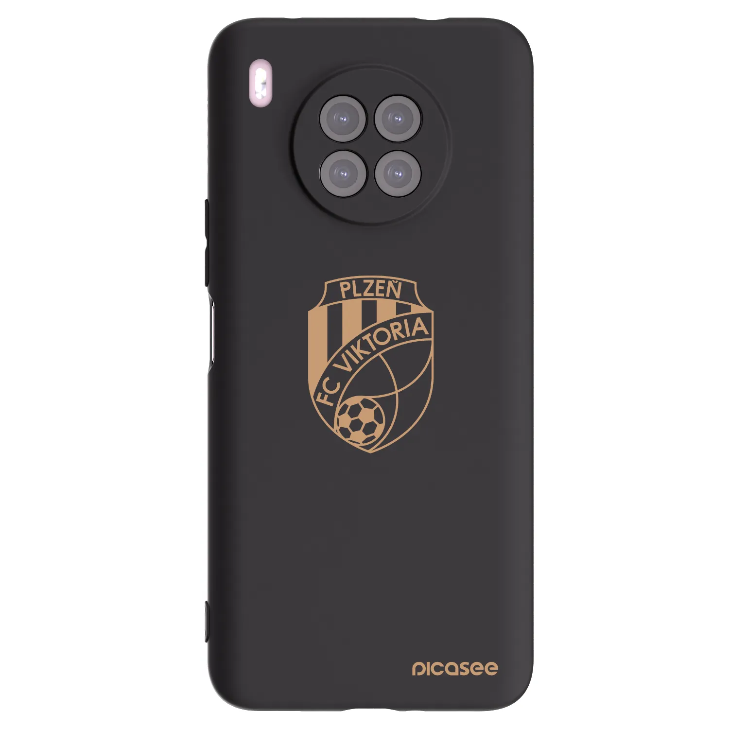 Picasee silikonový černý obal pro Huawei Nova 8i - FC Viktoria Plzeň I