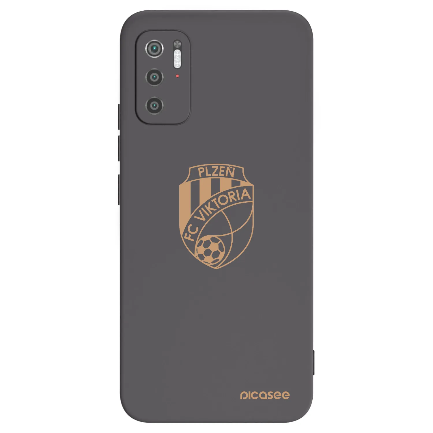 Picasee silikonový černý obal pro Xiaomi Poco M3 Pro 5G - FC Viktoria Plzeň I