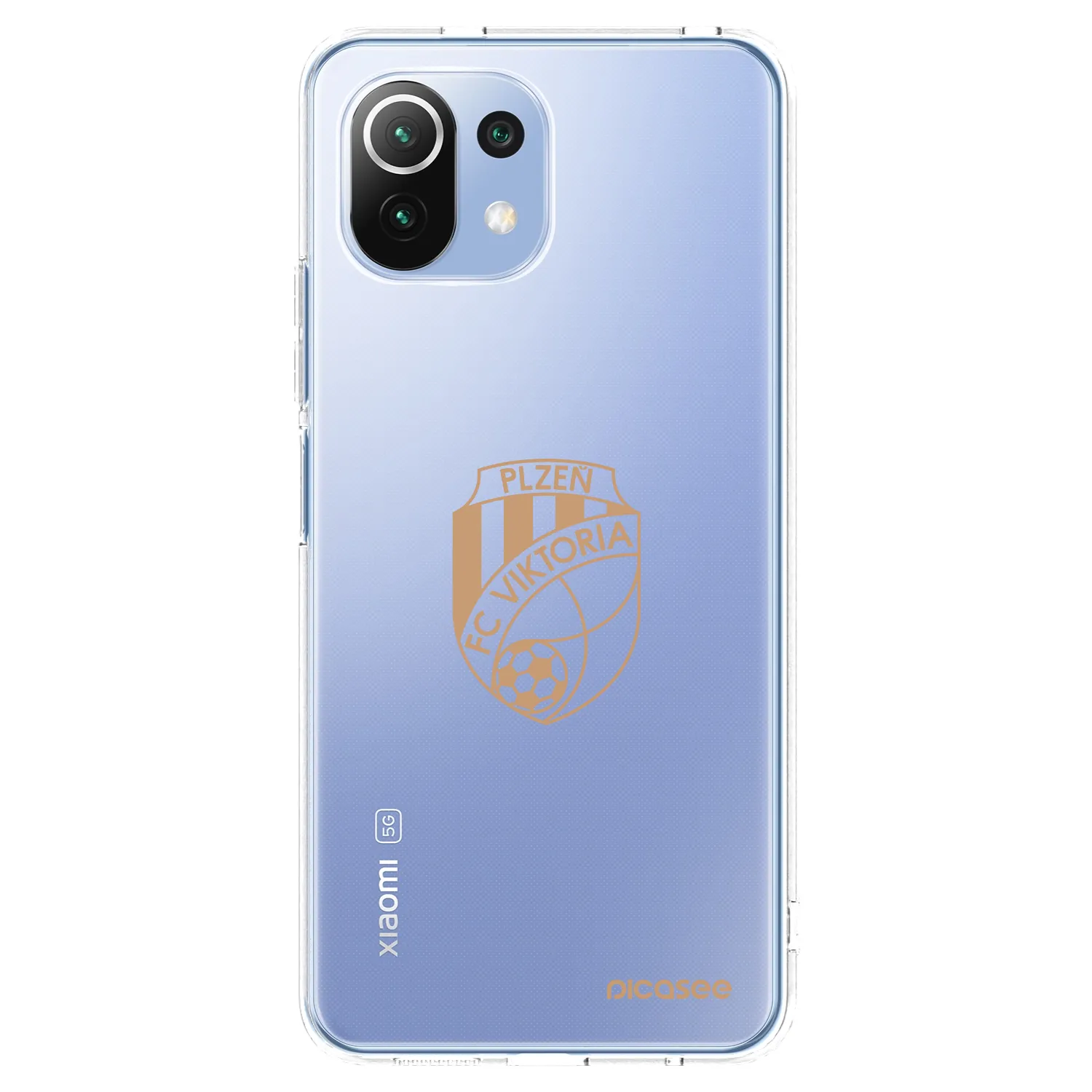 Picasee silikonový průhledný obal pro Xiaomi 11 Lite 5G NE - FC Viktoria Plzeň I