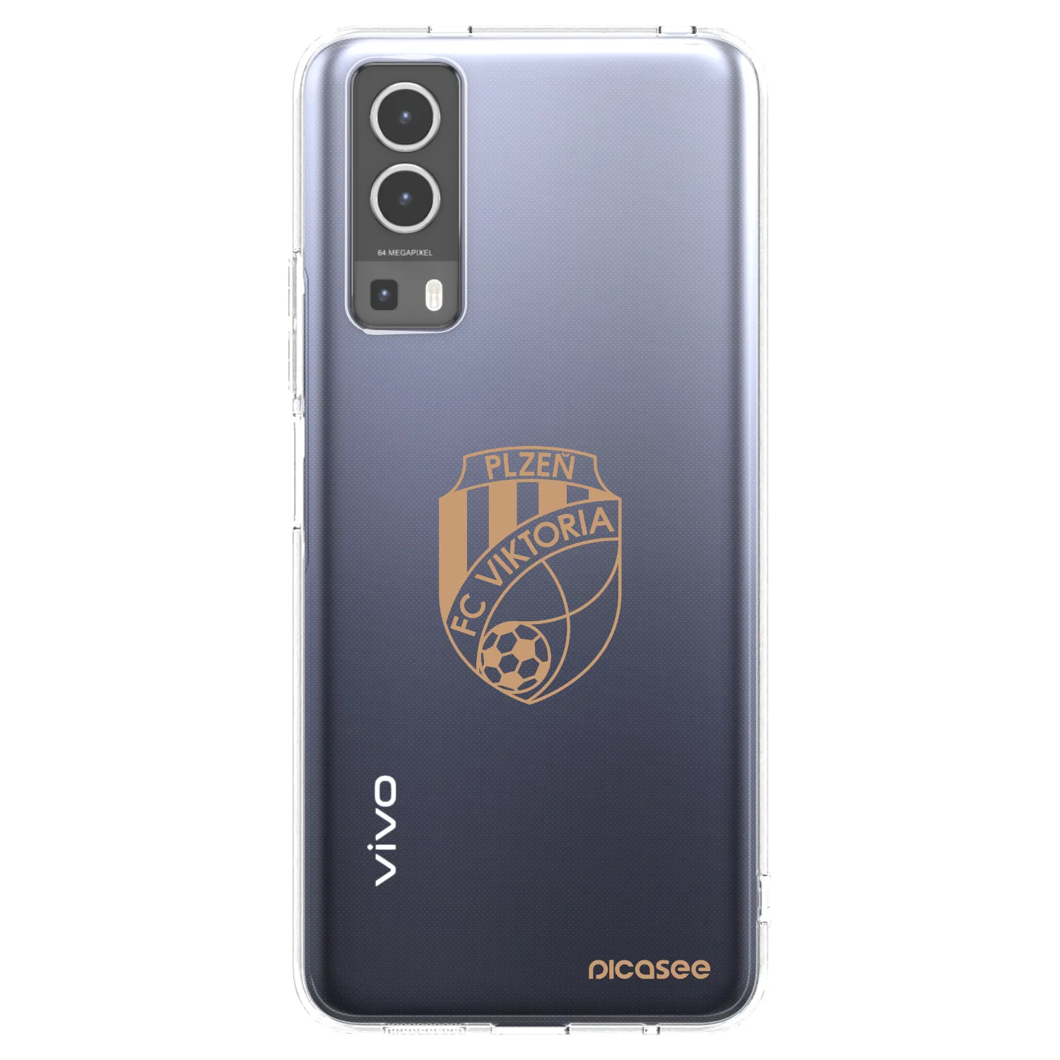 Picasee silikonový průhledný obal pro Vivo Y72 5G - FC Viktoria Plzeň I
