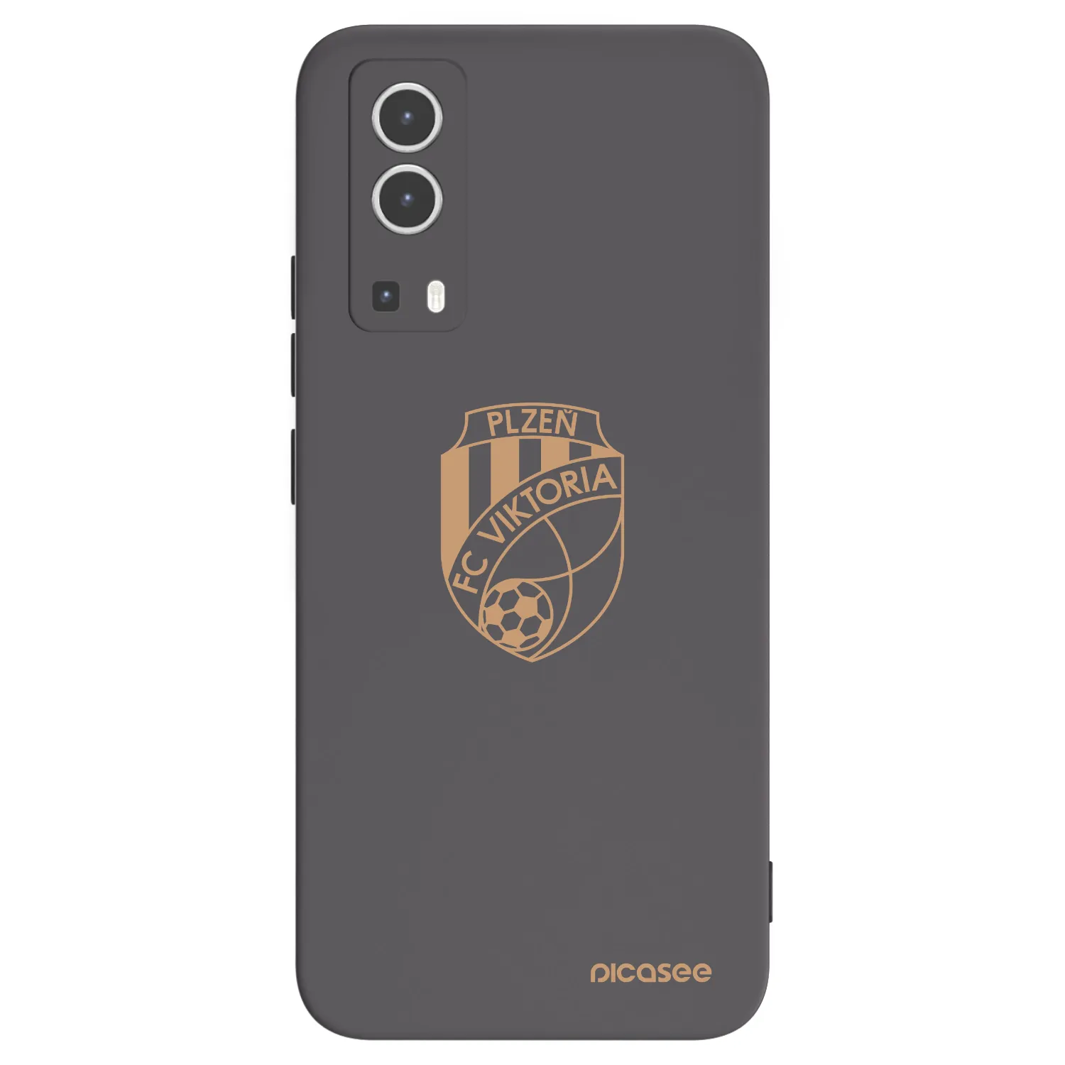 Picasee silikonový černý obal pro Vivo Y72 5G - FC Viktoria Plzeň I