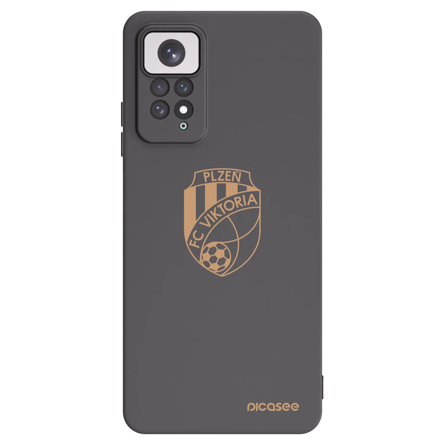 Picasee silikonový černý obal pro Xiaomi Redmi Note 11 - FC Viktoria Plzeň I