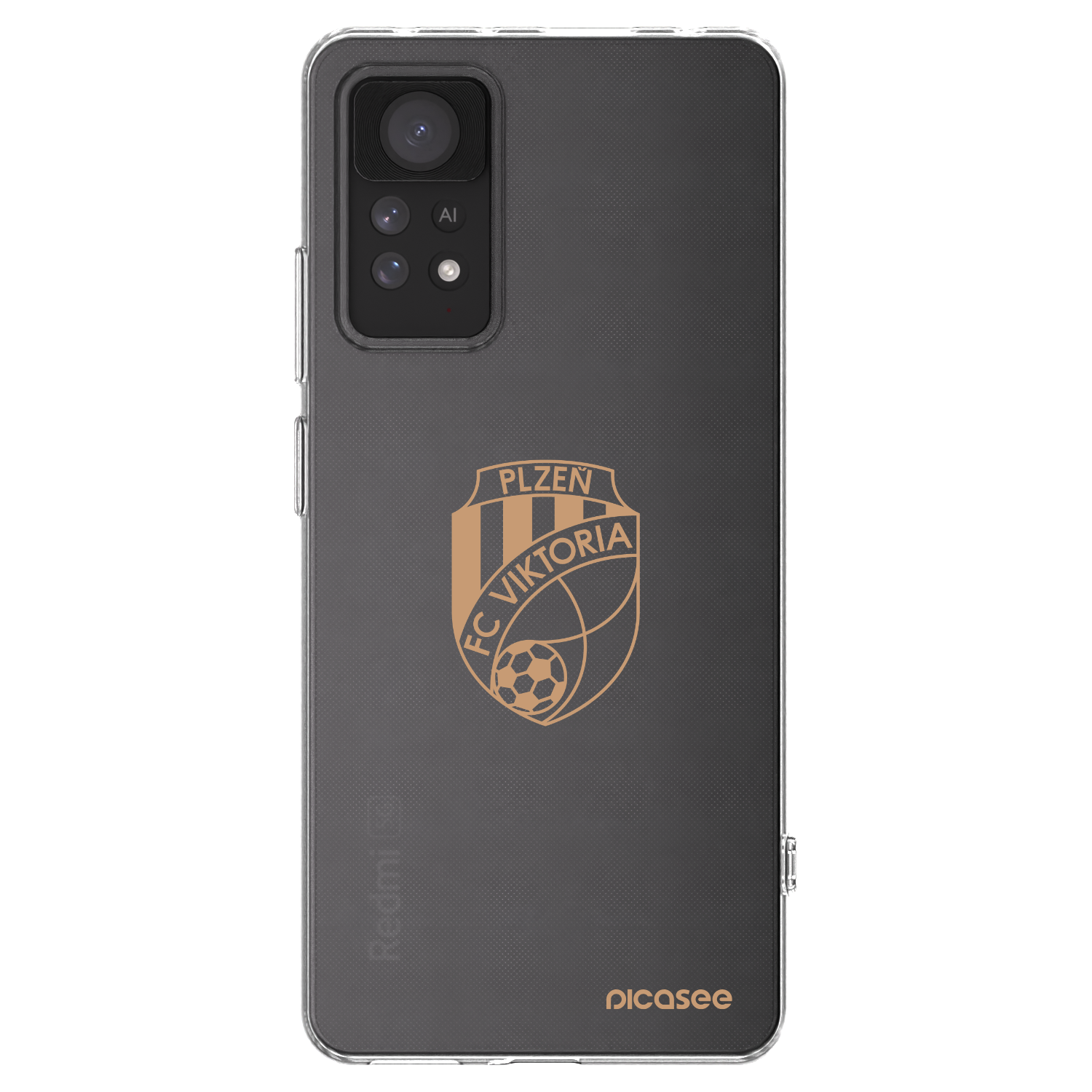 Picasee silikonový průhledný obal pro Xiaomi Redmi Note 11 Pro - FC Viktoria Plzeň I