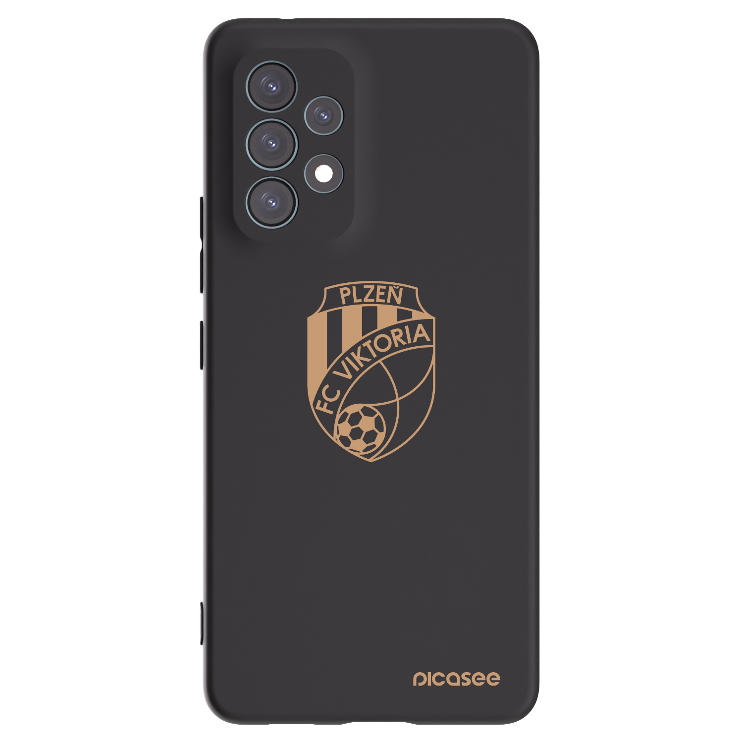 Picasee silikonový černý obal pro Samsung Galaxy A53 5G A536 - FC Viktoria Plzeň I
