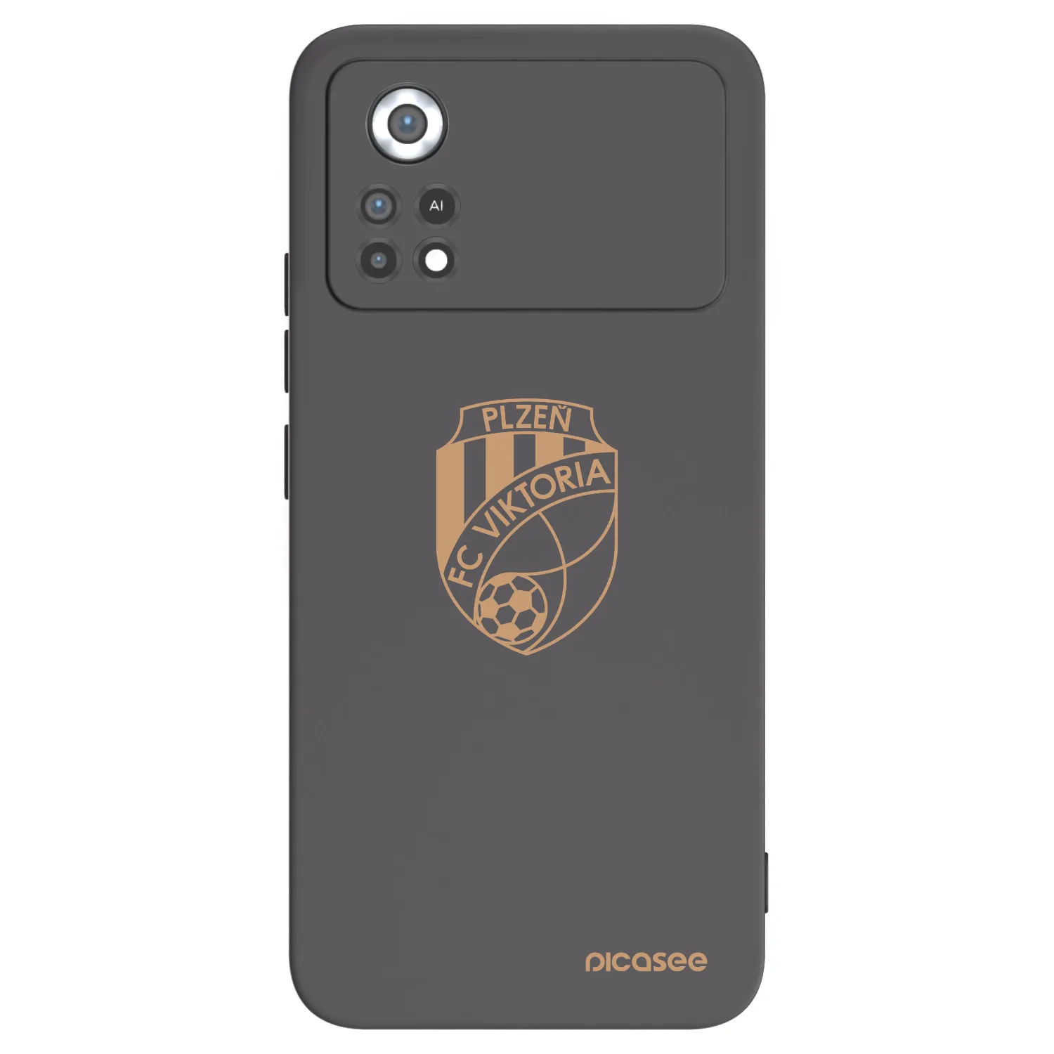 Picasee silikonový černý obal pro Xiaomi Poco X4 Pro 5G - FC Viktoria Plzeň I