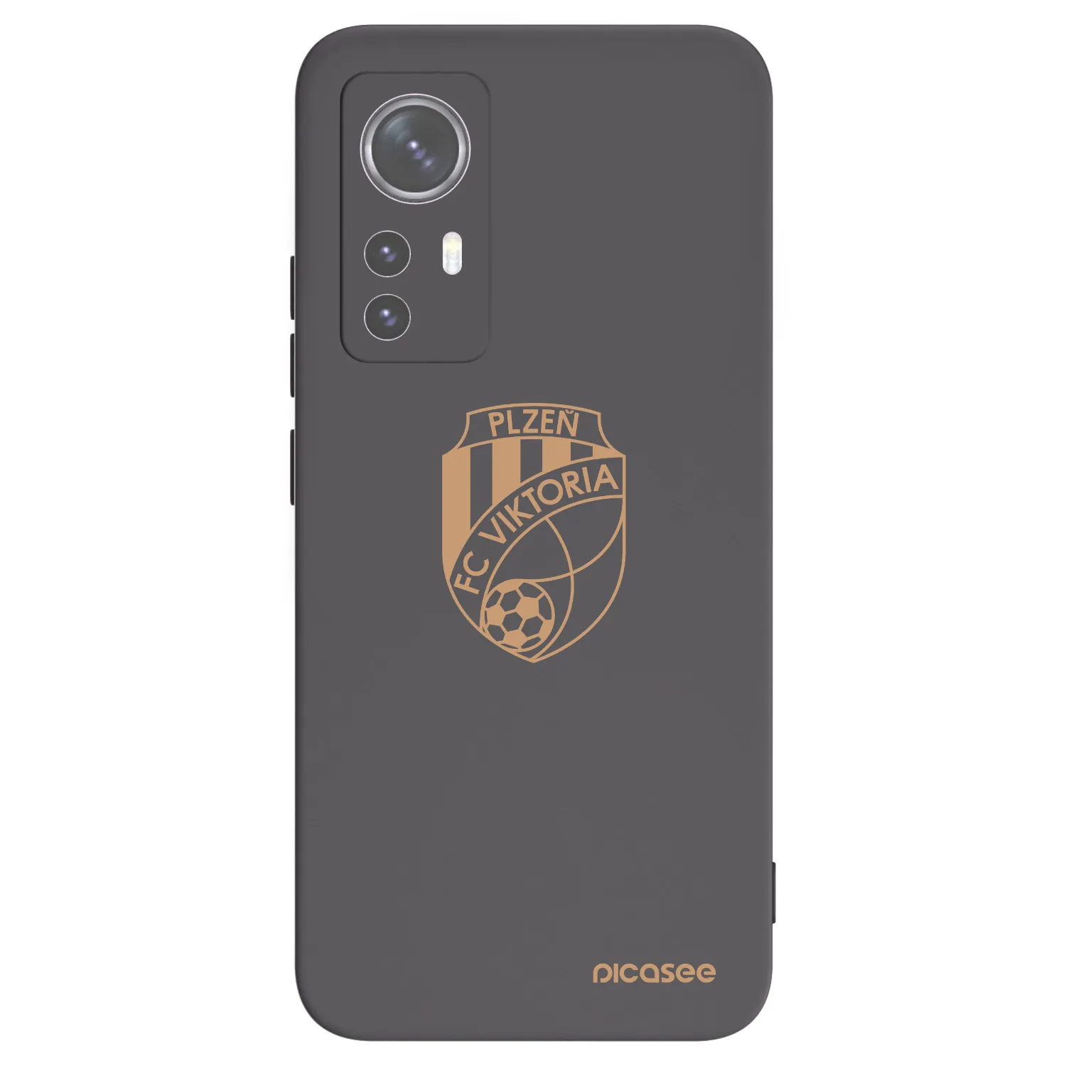 Picasee silikonový černý obal pro Xiaomi 12 - FC Viktoria Plzeň I