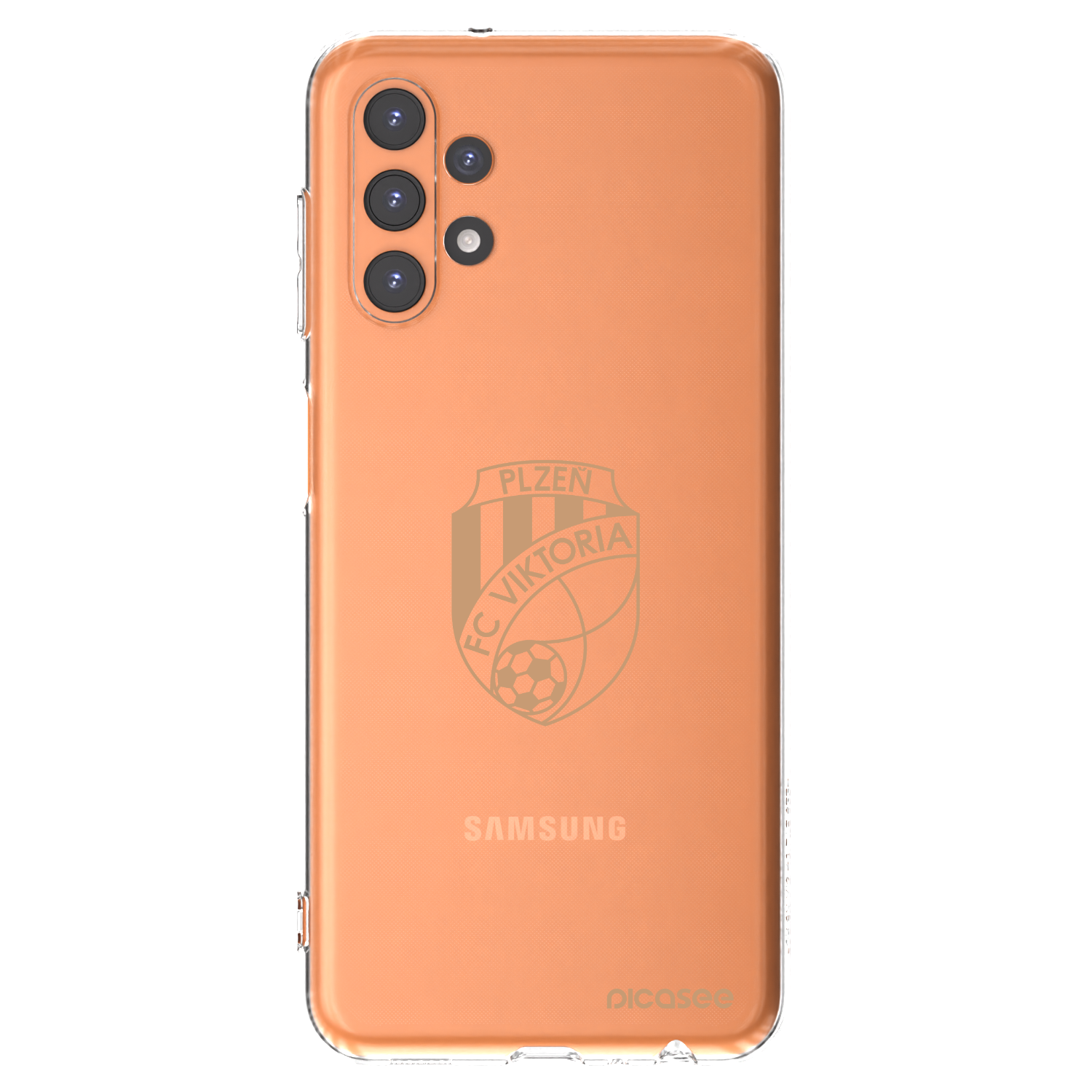 Picasee silikonový průhledný obal pro Samsung Galaxy A13 4G A135 - FC Viktoria Plzeň I