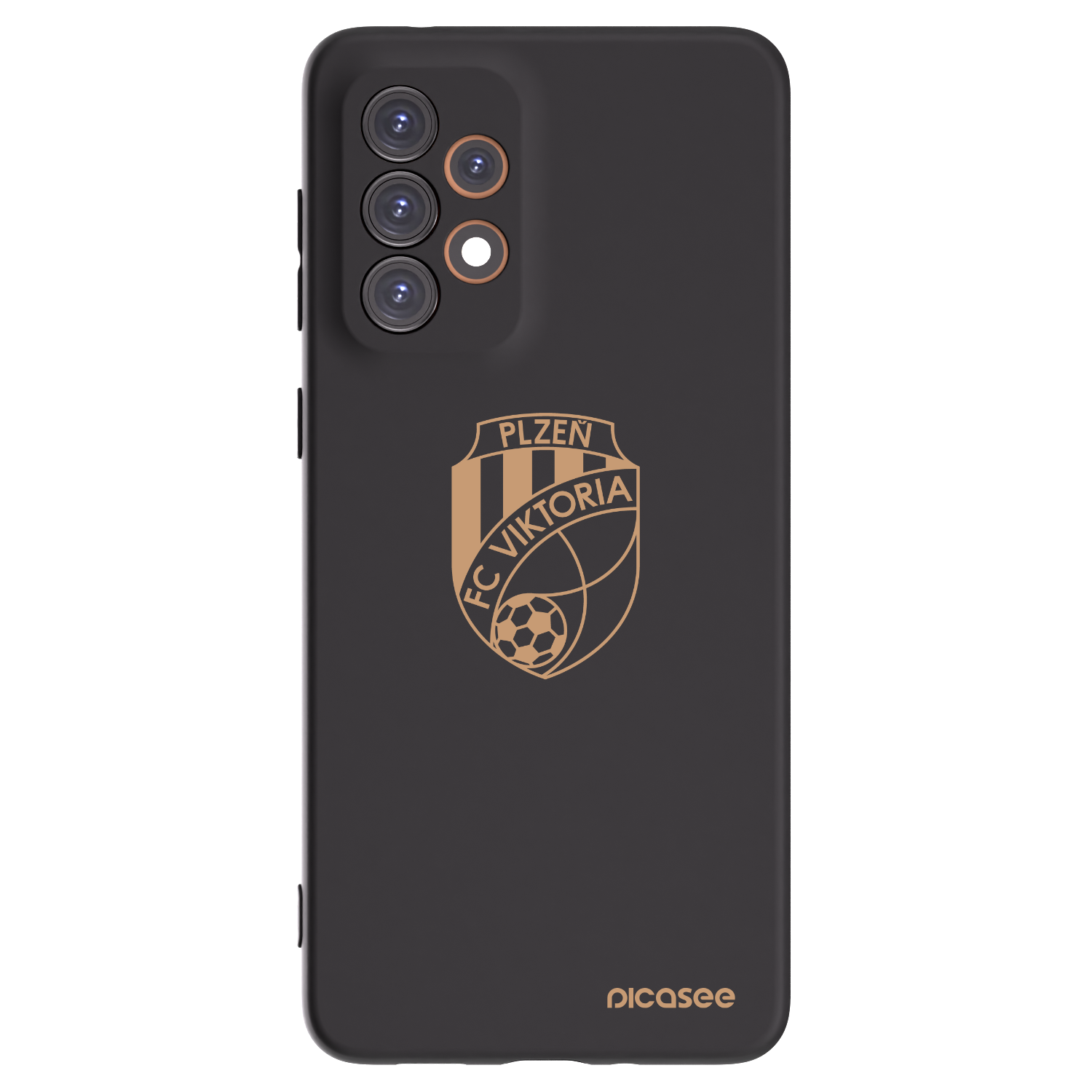 Picasee silikonový černý obal pro Samsung Galaxy A33 5G A336 - FC Viktoria Plzeň I